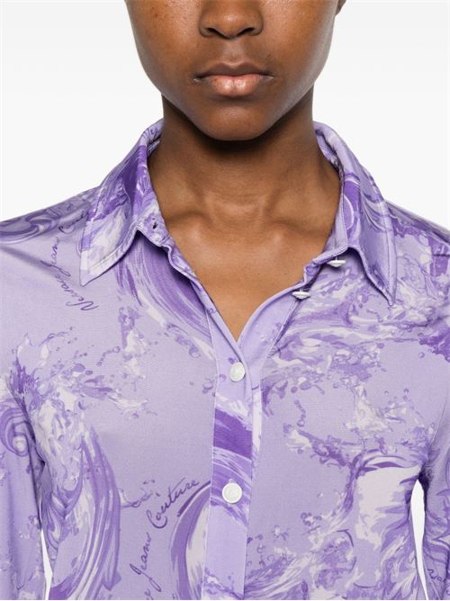 Camicia donna Versace Jeans Couture lilla Versace jeans Couture | 80HAL213JS533338